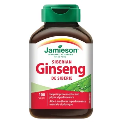 Ginseng Siberian, 100 tablete, Jamieson