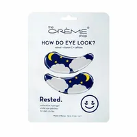 Patch pentru zona ochilor, The Crème Shop, hidrogel, reutilizabil, 2 bucăți
