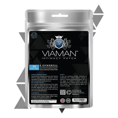 Viaman Intimacy Patches - pentru performante sexuale - 30 plasturi