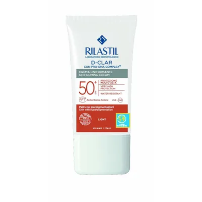 Protector Solar de Față Rilastil Sun System Unificatoare Spf 50 Light (40 ml)
