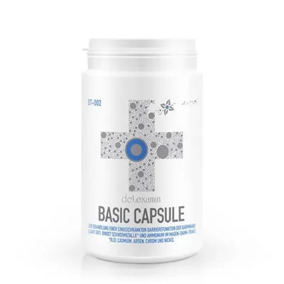 DETOXAMIN Basic Capsule - capsule pentru detoxifierea organismului - 180 cps DEB180L