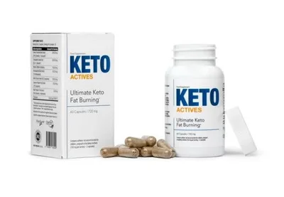 Keto Actives - capsule pentru slabit - 60 cps