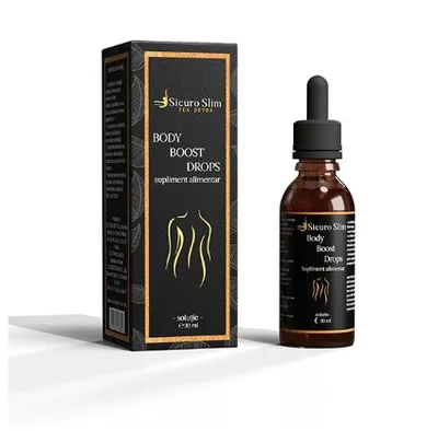 Sicuro Slim Body Boost Drops - picaturi pentru slabit - 30 ml BBD30L