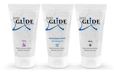 Lubrifiant pe bază de apă, Orion, Just Glide, set 3x50 ml