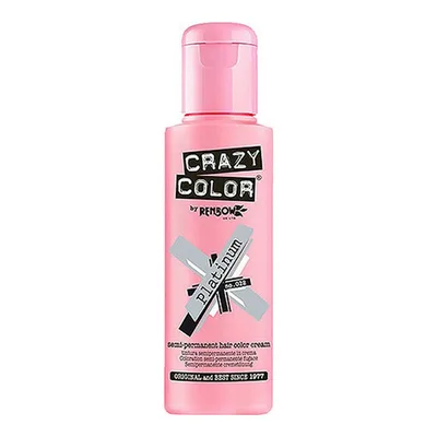 Vopsea Semipermanentă Platinium Crazy Color Nº 028 (100 ml)