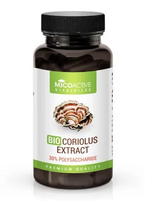 Micoactive Bio Coriolus Extract - capsule pentru protectie si imunitate - 80 cps MIBC80L