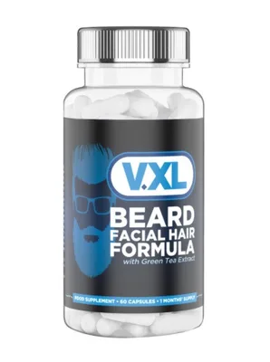 Beard Facial Hair Formula - capsule pentru cresterea parului facial - 60 cps BFH60L