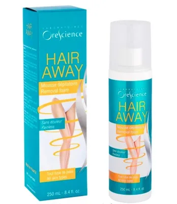 Hair Away - spuma depilatoare pentru indepartarea parului nedorit - 250ml