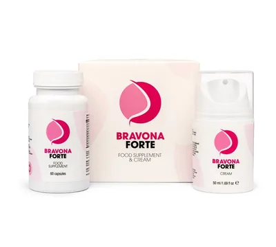 NuviaLab Bravona Forte - set pentru marirea sanilor