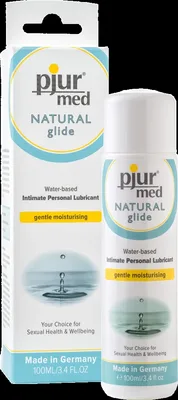 Lubrifiant apă, pjur, med NATURAL, 100 ml