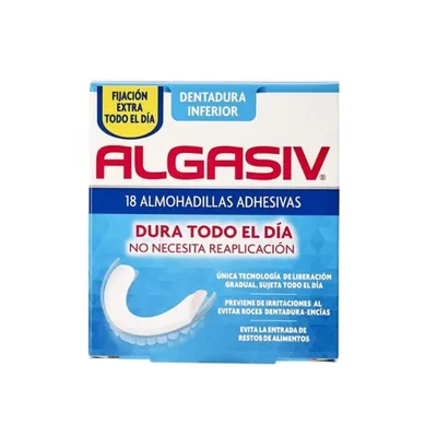 Algasiv - tampoane adezive pentru dantura - 18 buc