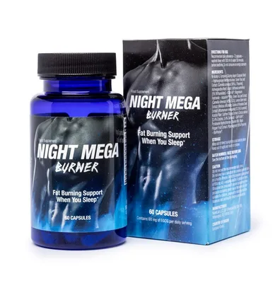 NuviaLab Night Mega Burner - capsule pentru arderea grasimilor - 60 cps