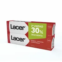 Pastă de Dinți Acțiune Completă Lacer 2 x 125 ml 3 Piese