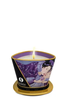 Lumânare masaj, Shunga, Exotic Fruit, soia, 170 ml