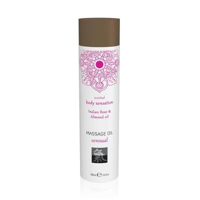 Ulei masaj, Shiatsu, Sensual, trandafir indian, migdale, 100ml
