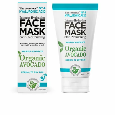 Mască de Față Hidratant The Conscious Hyaluronic Acid Avocado (50 ml)