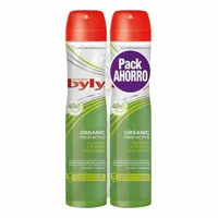 Deodorant Spray Organic Extra Fresh Byly (2 uds)