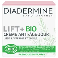 Cremă anti-îmbătrânire, Diadermine, Lift+ Bio, 50ml, 99% ingrediente naturale