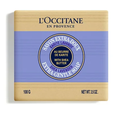 Bucată de Săpun Solid Natural L´occitane Karité Lavandă Karité 100 g
