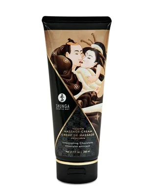 Cremă masaj, Shunga, Intoxicating Chocolate, 200 ml