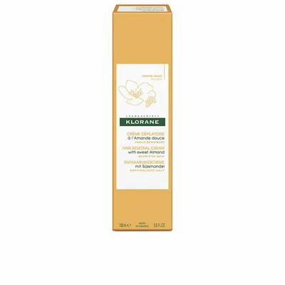 Cremă depilatoare, Klorane, migdale dulci, 150 ml