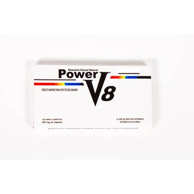 Pastile PowerV8 4 capsule + 1 GRATIS POWERV8L