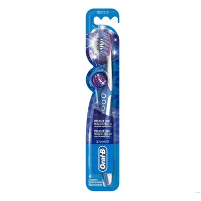 Periuță de Dinți 3D White Pro-Flex Luxe Oral-B D White Flex Luxe Mediu 1 Unități