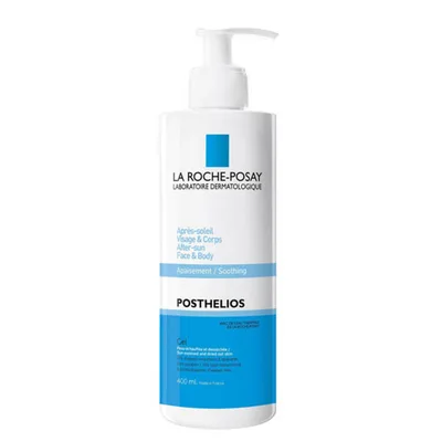 Lapte-duș after sun, La Roche-Posay, Posthelios, 400 ml, albastru