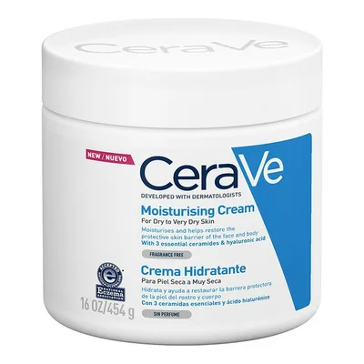 Cremă hidratantă CeraVe, ten foarte uscat, 454 g