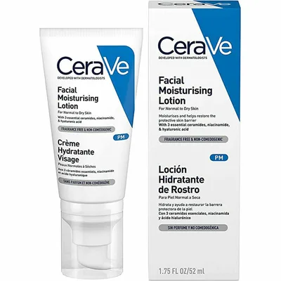 Loțiune facială, CeraVe, PM, 52 ml