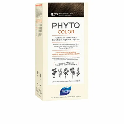 Vopsea de păr, Phyto, PhytoColor, maro capuccino, fără amoniac