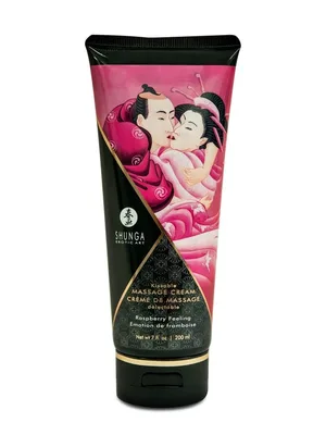 Cremă masaj, Shunga, Raspberry Feeling, 200 ml