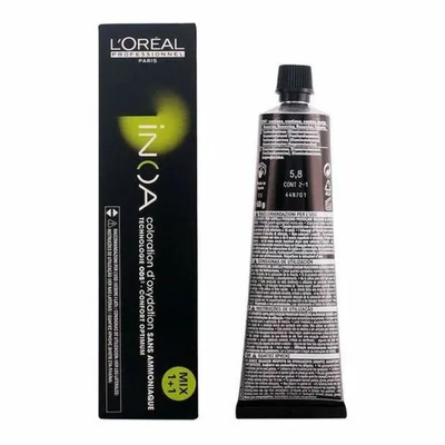 Vopsea de păr, L'Oréal Professionnel, Inoa Nº 5.8, 60 ml, fără amoniac