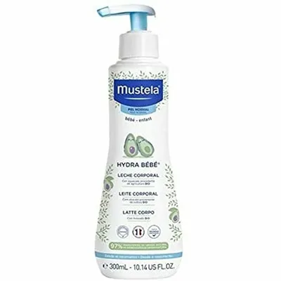 Cremă de corp, Mustela, Hydra Bebe, avocado, 300 ml