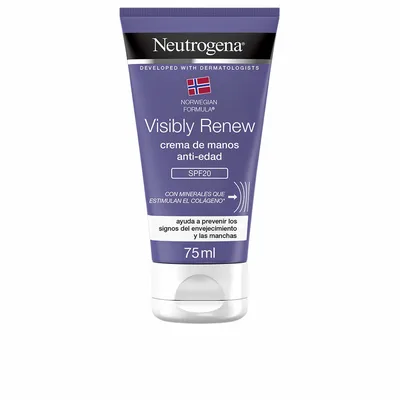 Cremă de mâini, Neutrogena, Visibly Renew, SPF20, 75ml