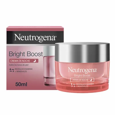 Cremă anti-îmbătrânire de noapte, Neutrogena, Bright Boost, 50 ml