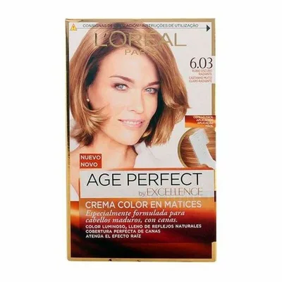 Vopsea permenantă, L'Oréal Paris, Excellence Age Perfect, blond închis