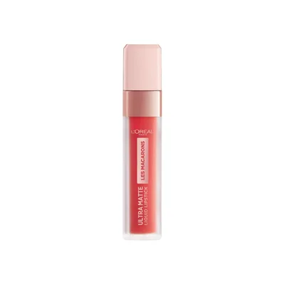 Ruj lichid Mat, L'Oreal Paris, Les Macarons, 824 Guava Gush, roz
