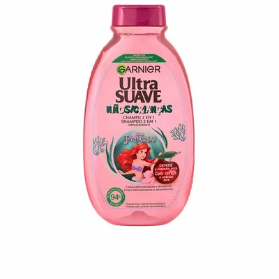 Șampon copii, Garnier, Ultra Dolce, cireșe și migdale, 300ml