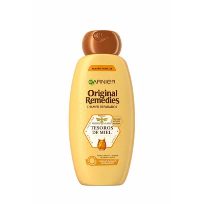 Cremă de fixare păr, Garnier, Tesoros de Miel, 600 ml, alb