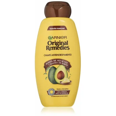 Șampon anti-frizz, Garnier, Original Remedies Avocado Shea, 600 ml