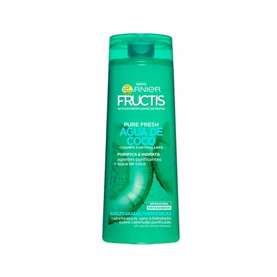 Șampon Fortifiant, Garnier Fructis, Pure Fresh, Apă de Cocos, 300 ml