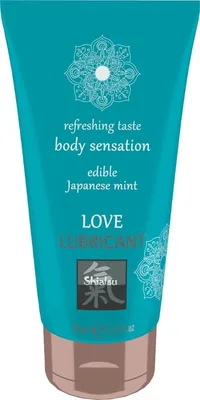 Lubrifiant comestibil, Shiatsu, Japanese Mint, 75ml