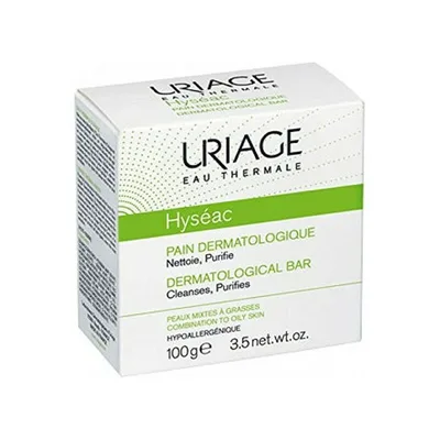 Săpun dermatologic, Uriage, Hyseac, 100g, hipoalergenic