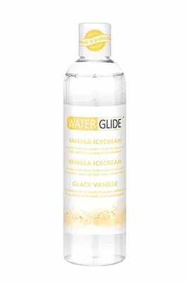 Lubrifiant pe bază de apă, Waterglide, 300 ml, aromă înghețată de vanilie