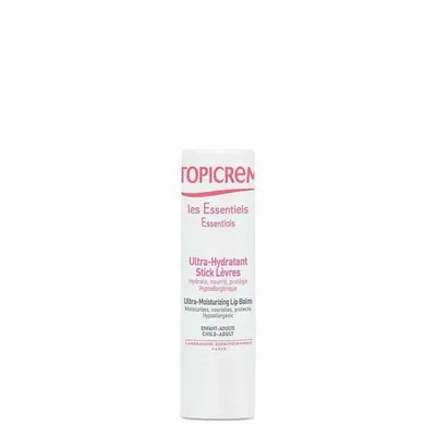 Balsam de buze, Topicrem Hydra+, 4 g, hidratare intensă