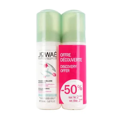 Spumă de Curățare Jowaé, Micelară, set 2 x 150 ml