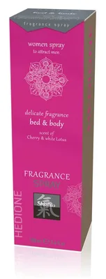 Spray Bed &amp; Body, Shiatsu, 100 ml, cireșe și lotus alb