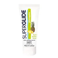 Lubrifiant pe bază de apă, Hot, Superglide, ananas, 75 ml
