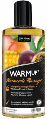 Ulei masaj, Joydivision, Warmup, mango-maracuja, 150 ml